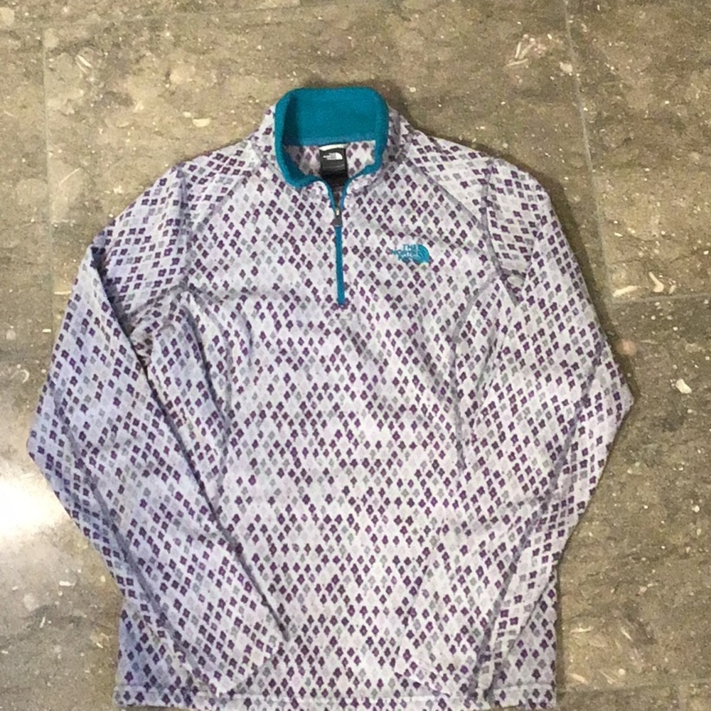 The North Face 1/4 zip fleece, M
